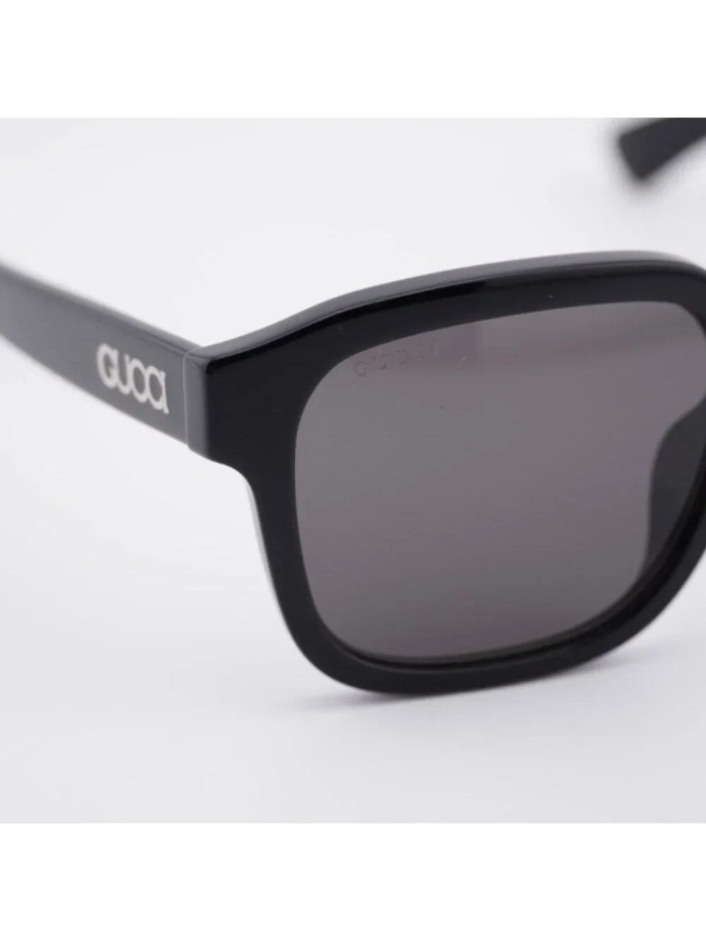 Gucci GG1798SA 001 Sunglasses Black Square Frame, Grey Lenses
